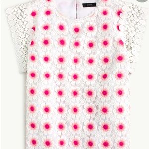 Jcrew crochet top